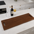 Charcuterie Board - Extra Large Wooden Cheese, Grazing & Serving Board with Handles, 91cm x 27cm