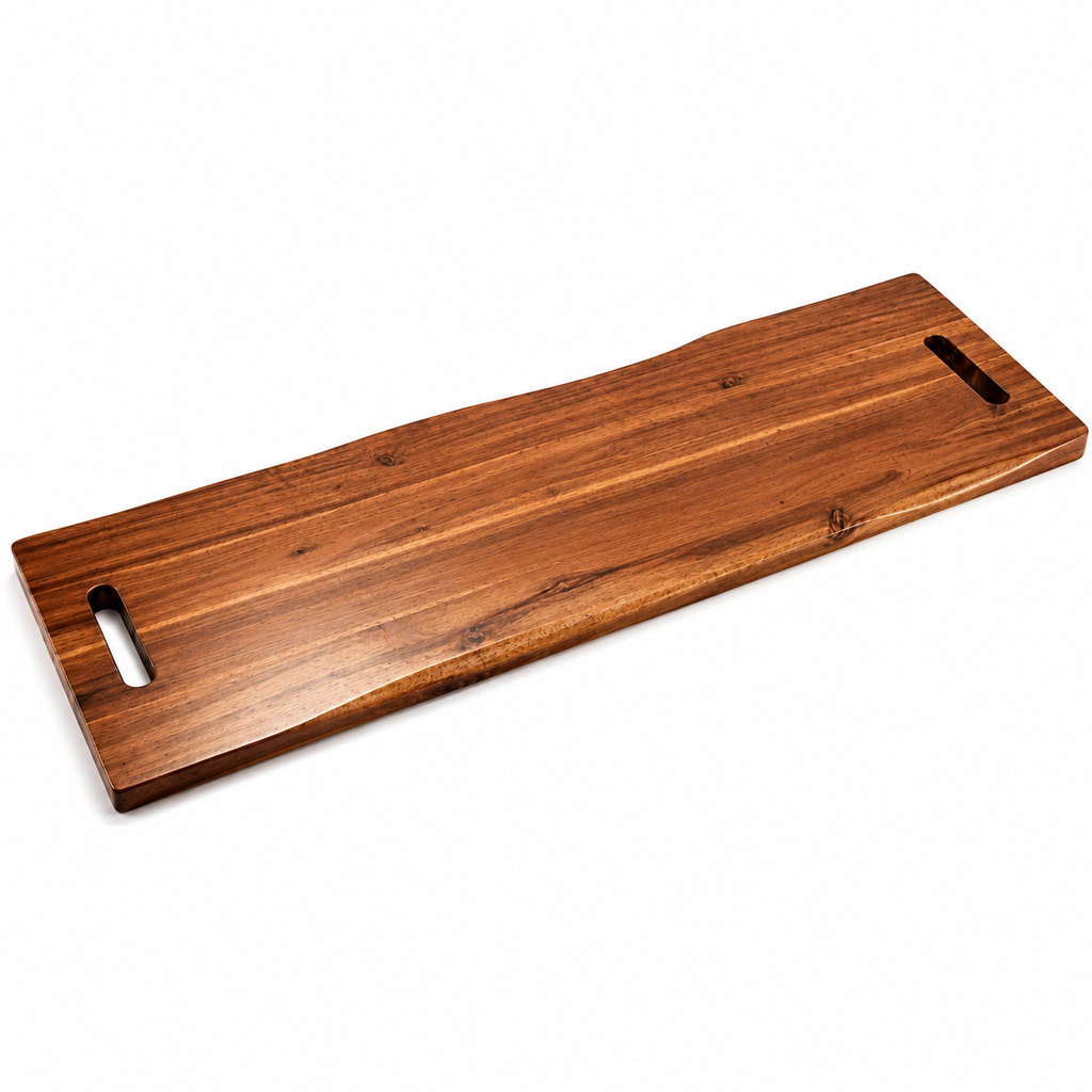 Charcuterie Board - Extra Large Wooden Cheese, Grazing & Serving Board with Handles, 91cm x 27cm