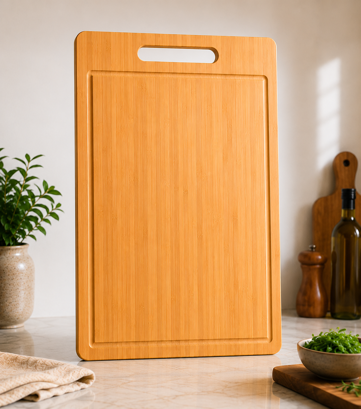 Large Wooden Chopping Board | Microplastic-Free | Clean Cut Boards