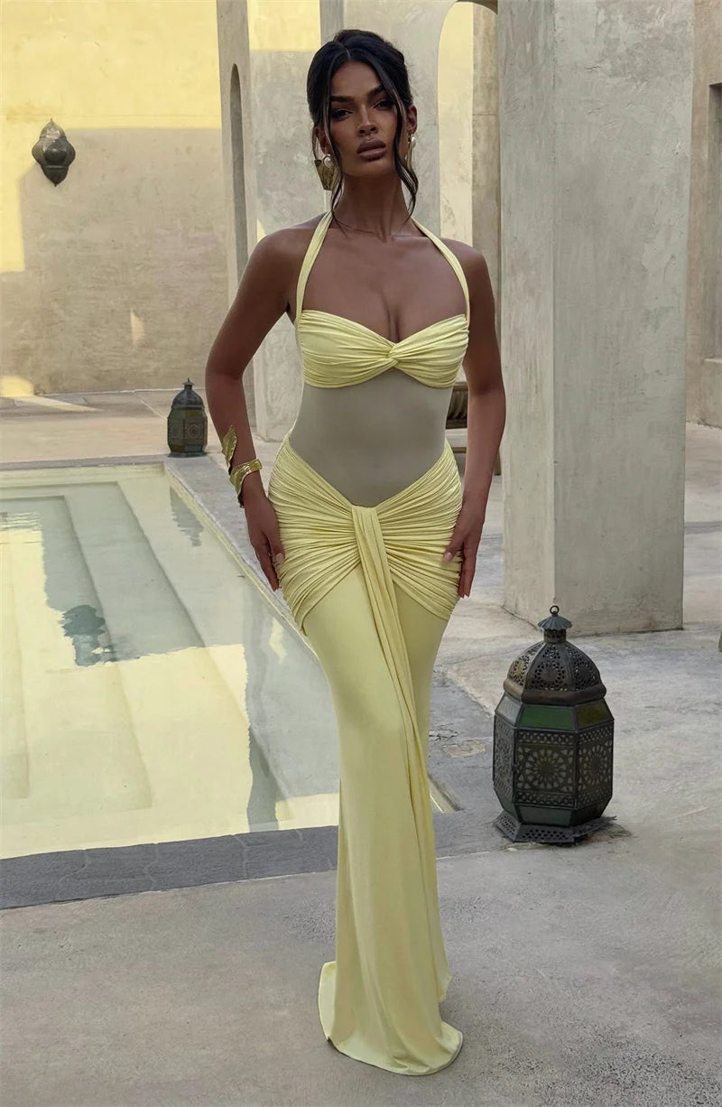 The Amara Yellow Dress