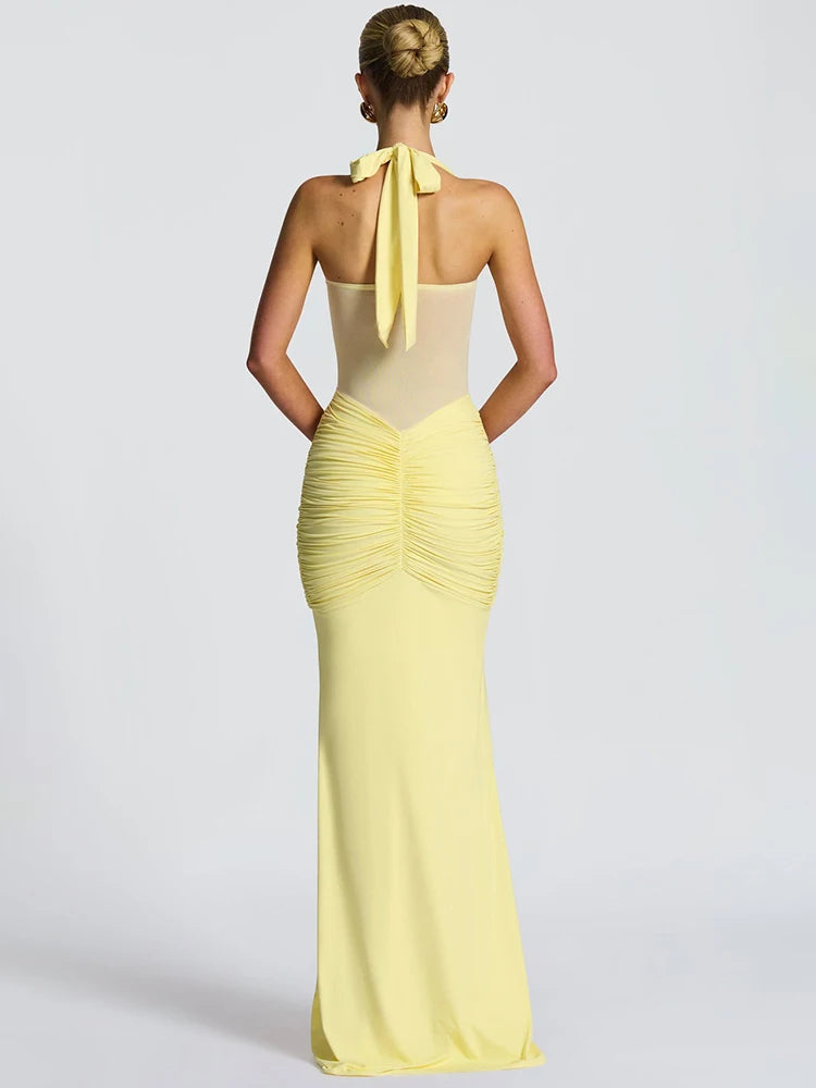 The Amara Yellow Dress