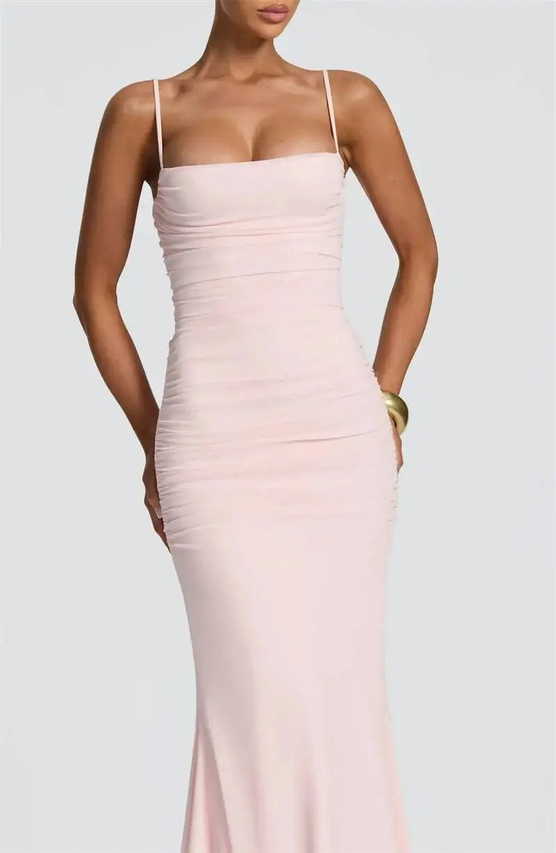 Celeste Maxi Dress Pink