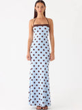 Elodie Polka Dot Backless Dress
