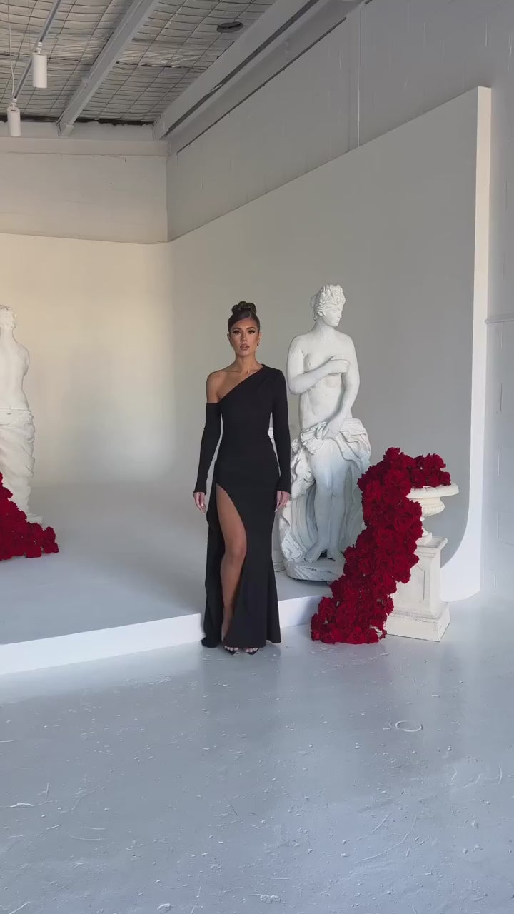 The Naomi Split Bodycon Maxi Dress